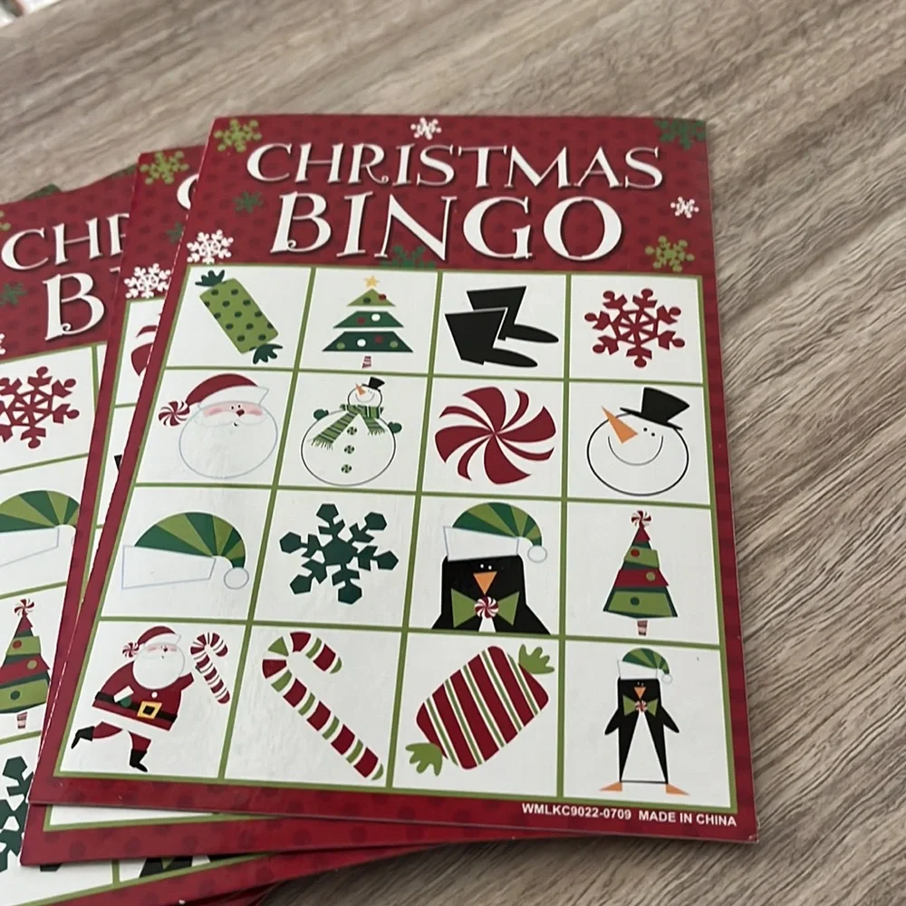 Christmas Bingo Multi Player Game Never Been Used - Picture 2 of 3